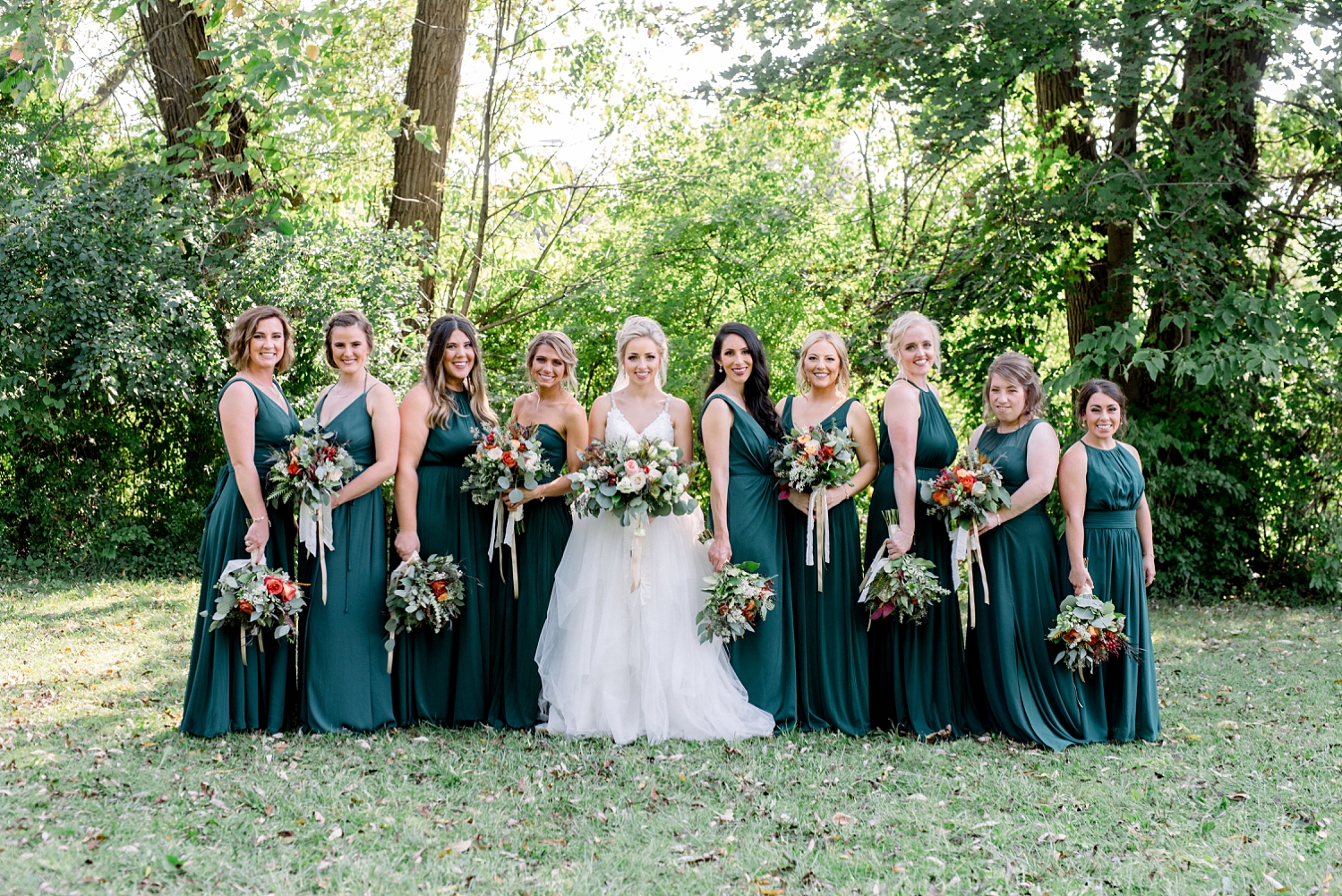 Emerald Green Bridesmaid dresses